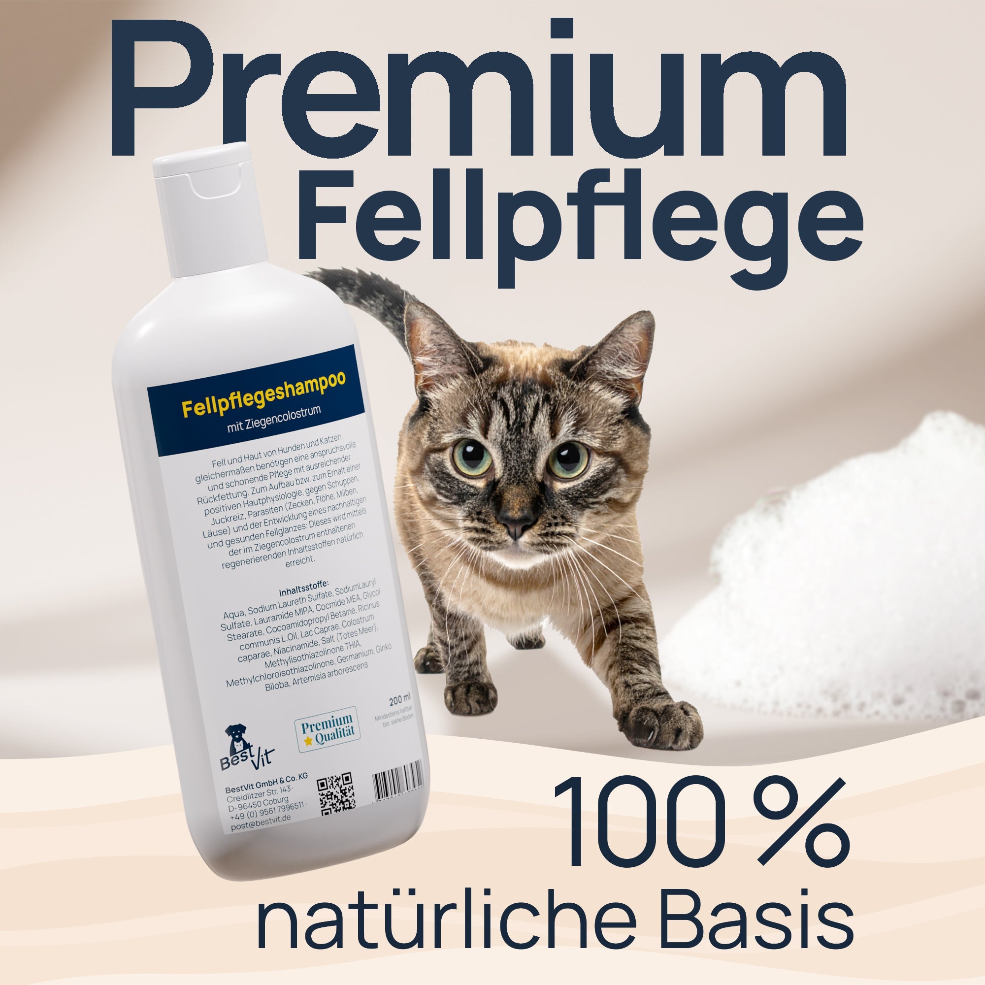 Fellpflegeshampoo BestVit Produktbild