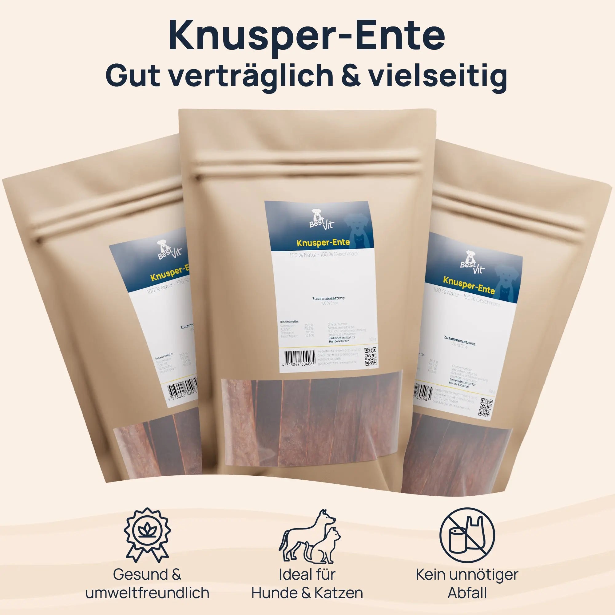 Knusper-Ente BestVit Produktbild