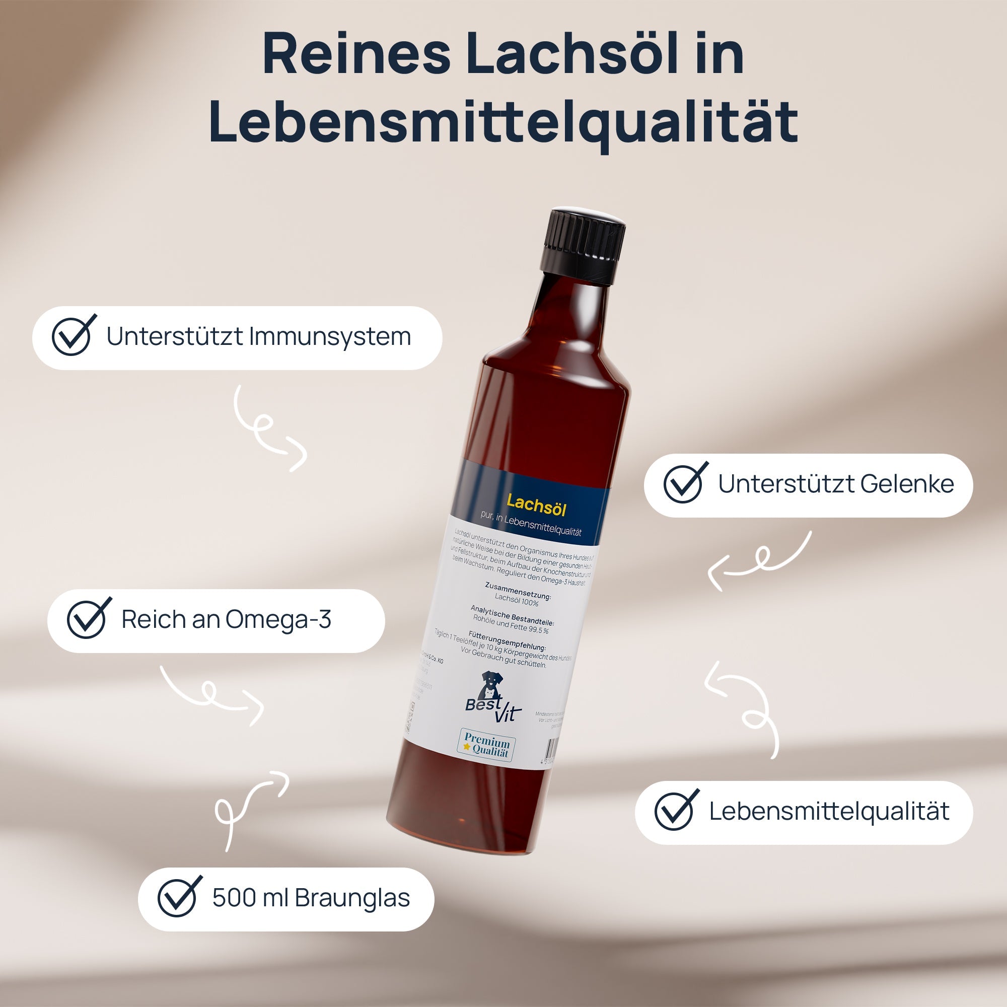 Lachsöl BestVit Produktbild