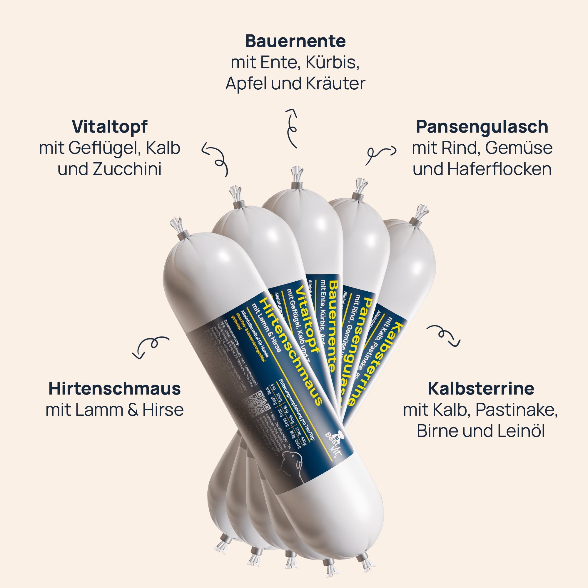 Probierset Hund BestVit Produktbild