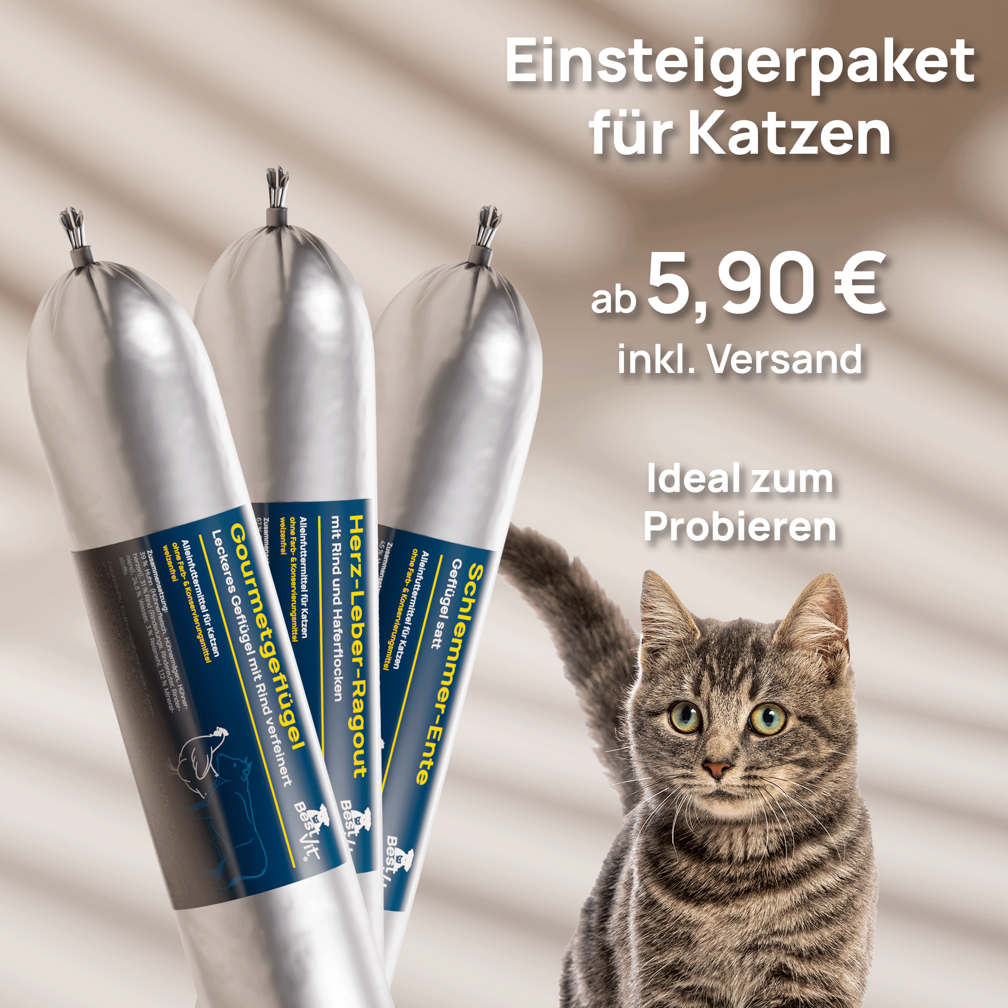 Probierset Katze BestVit Produktbild