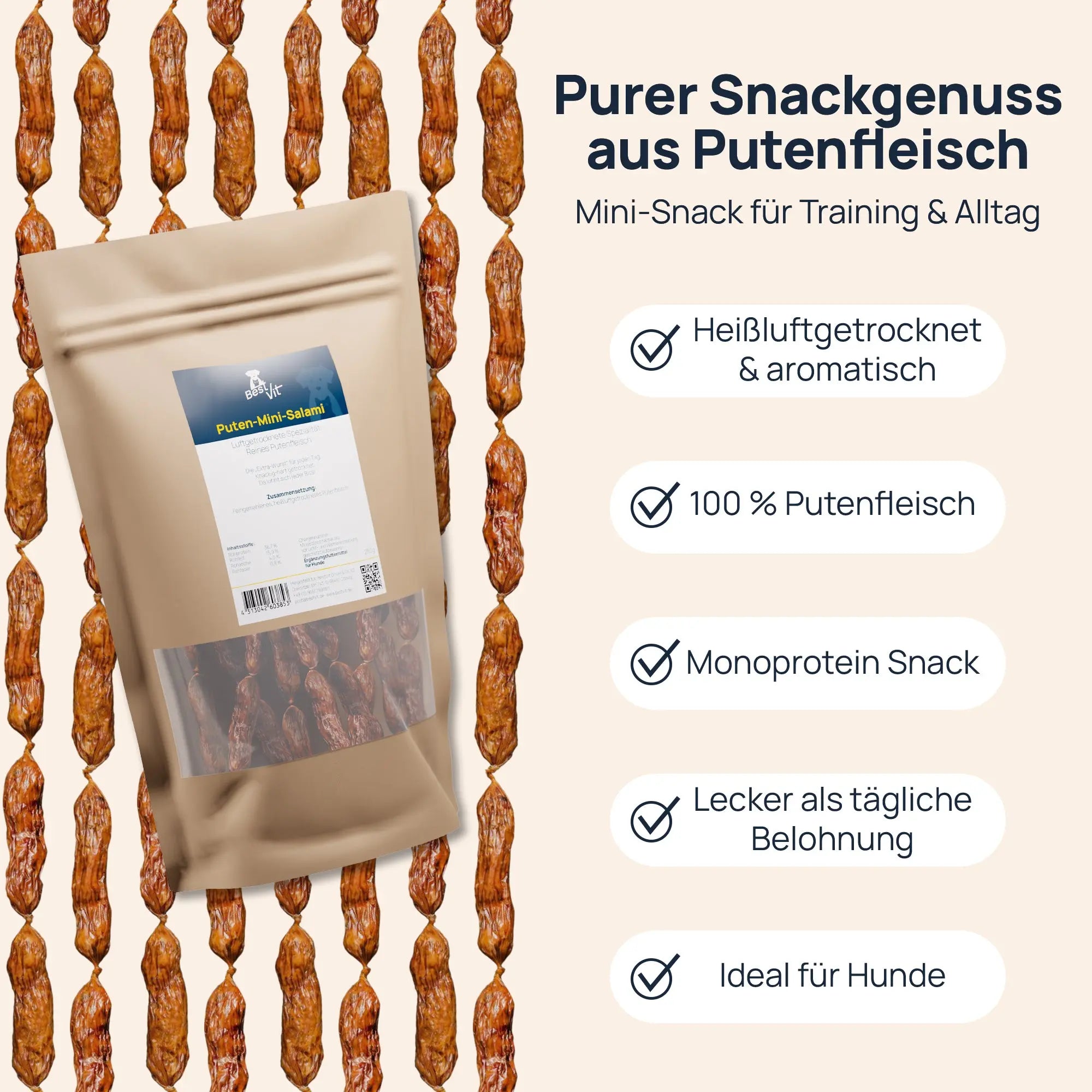 Puten-Mini-Salami BestVit Produktbild