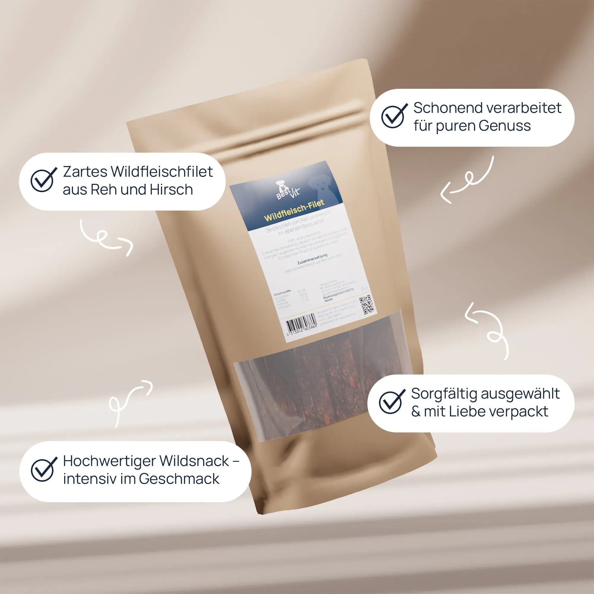 Wildfleischfilet BestVit Produktbild