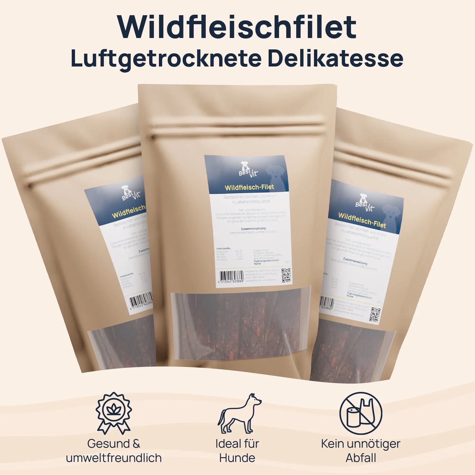 Wildfleischfilet BestVit Produktbild